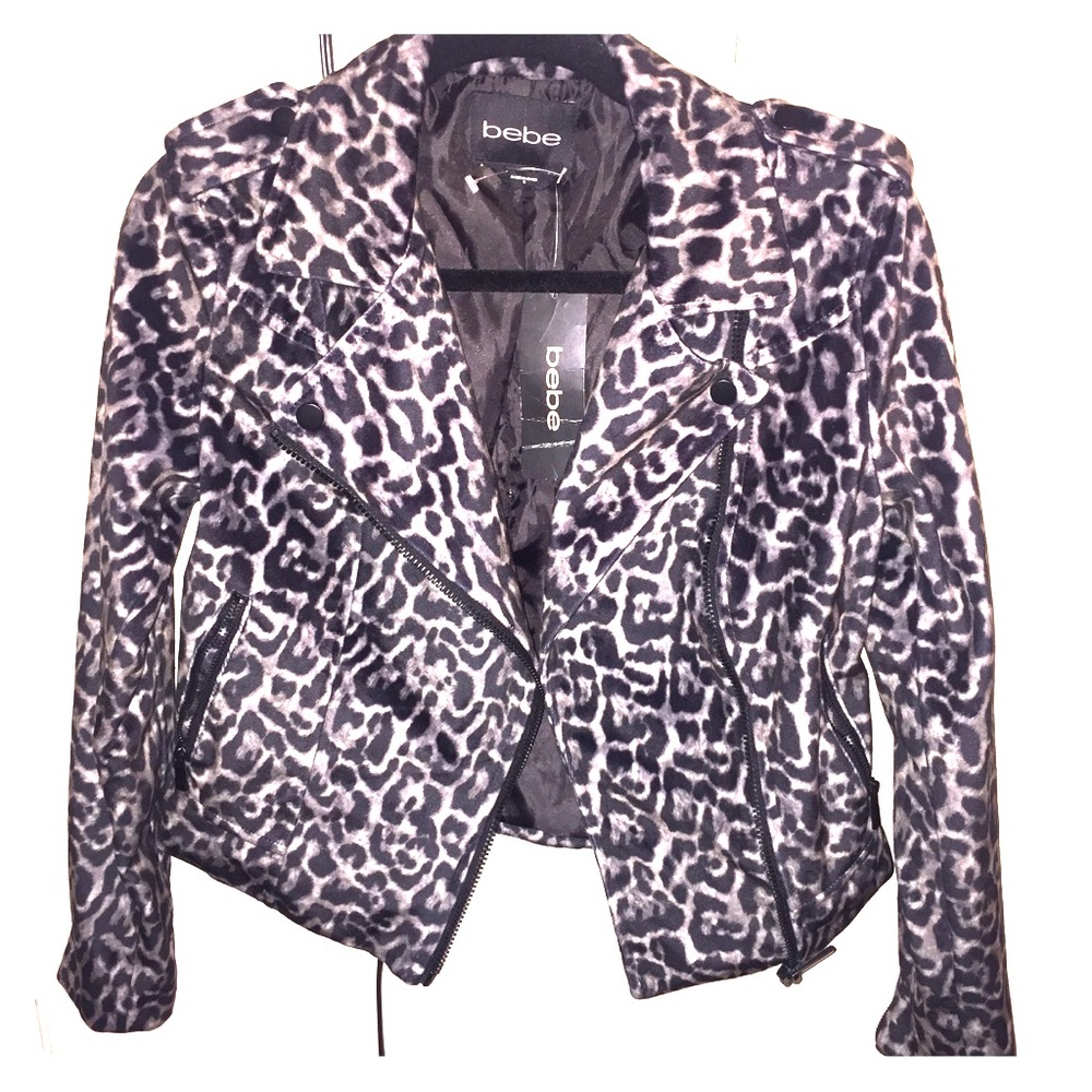 Bebe Leopard Coat